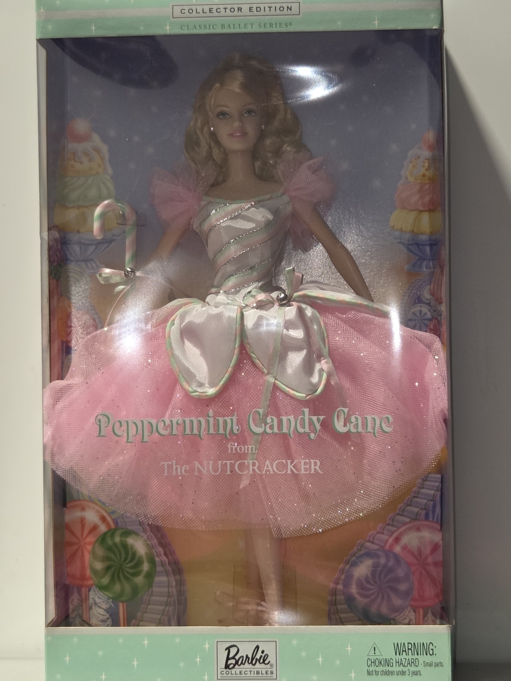 Barbie Peppermint Candy Cane Doll from The Nutcracker 2002 Mattel 57578